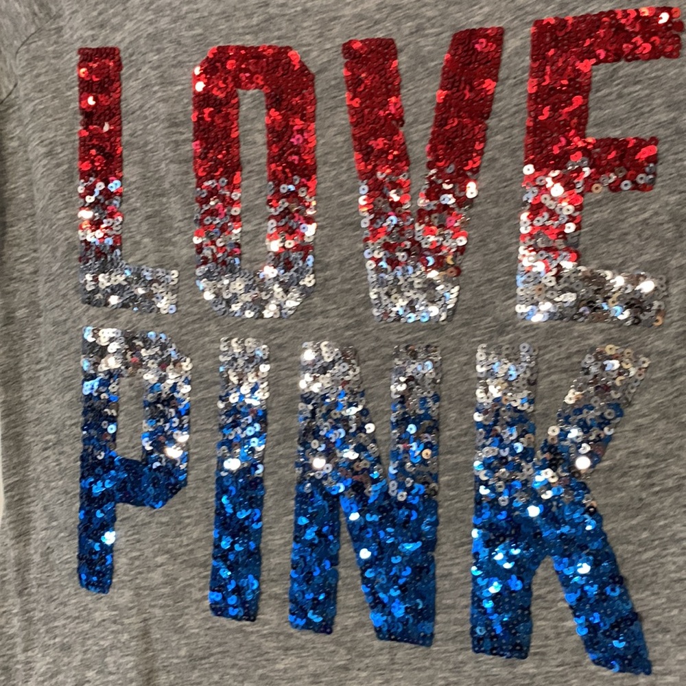 Small Victoria’s Secret PINK bling vintage T-shirt - Picture 2 of 4